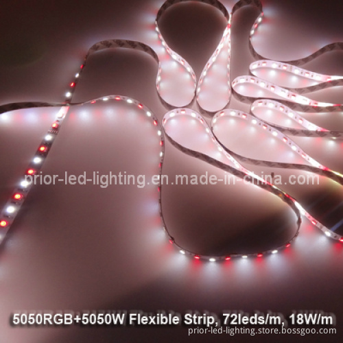 LED5050 Strip RGBW (Red+White) 72-LED/M